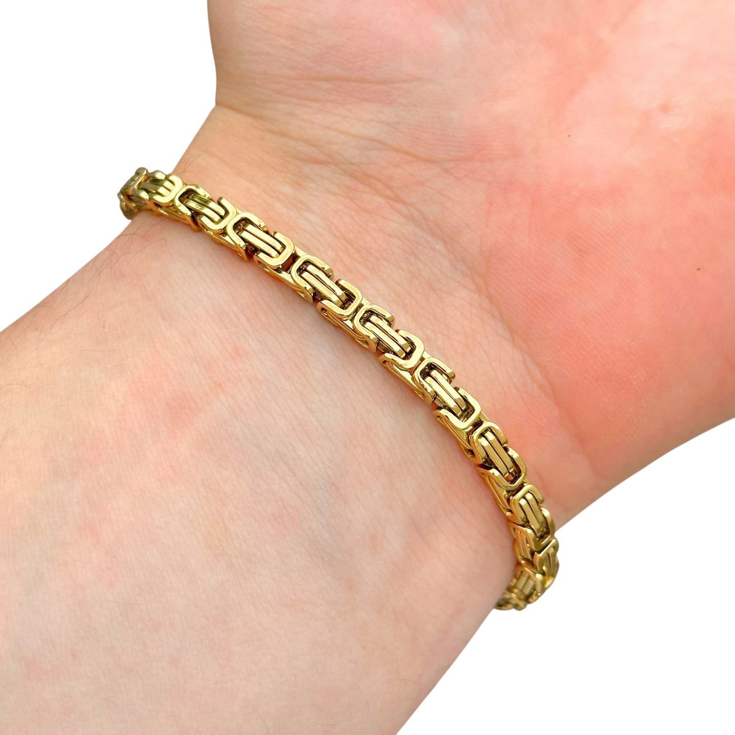 Gold Royal Bracelet - 4mm