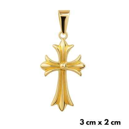 Saint Cross Pendant Gold