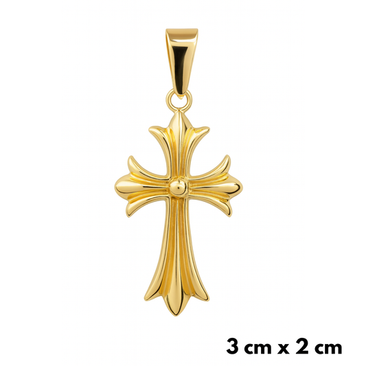 Saint Cross Pendant Gold