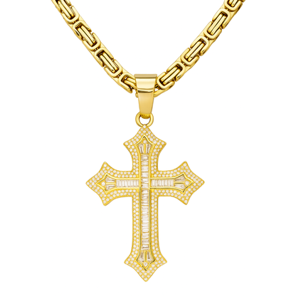 Classic Cross Pendant Gold