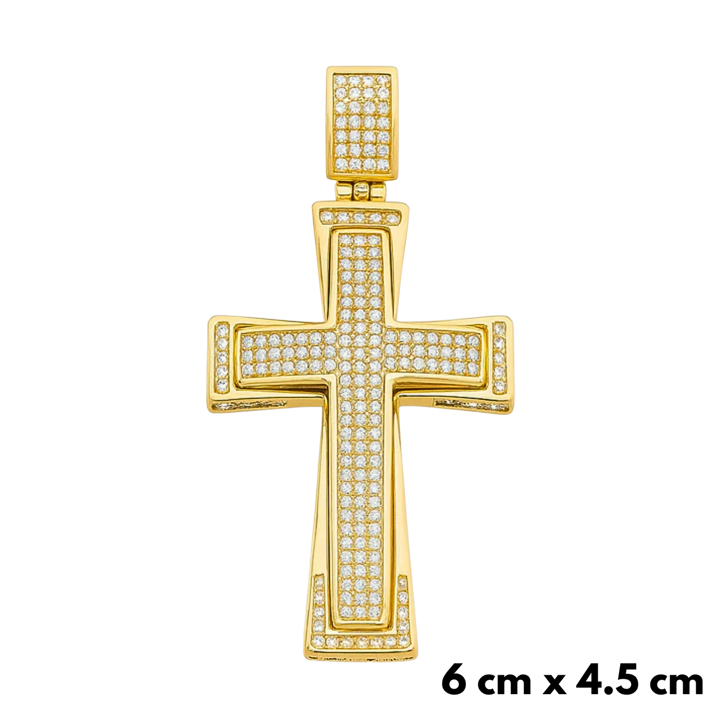 Imperial Cross Pendant Gold