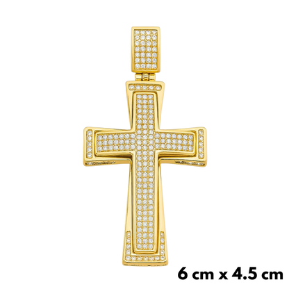 Imperial Cross Pendant Gold