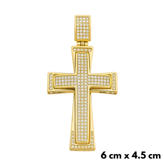 Imperial Cross Pendant Gold