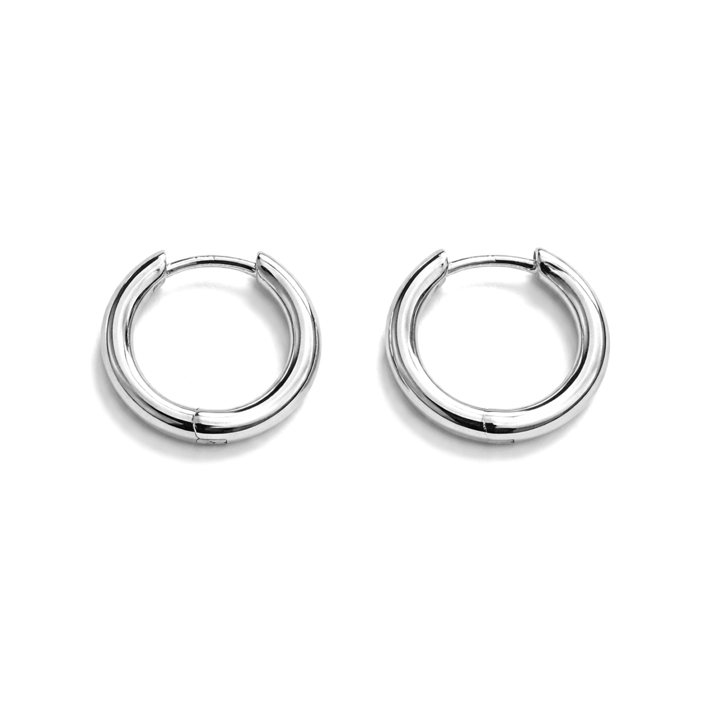 Women's Silver S925 Classic Hoop Earrings