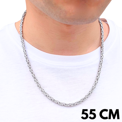 White Gold Royal Chain - 4mm