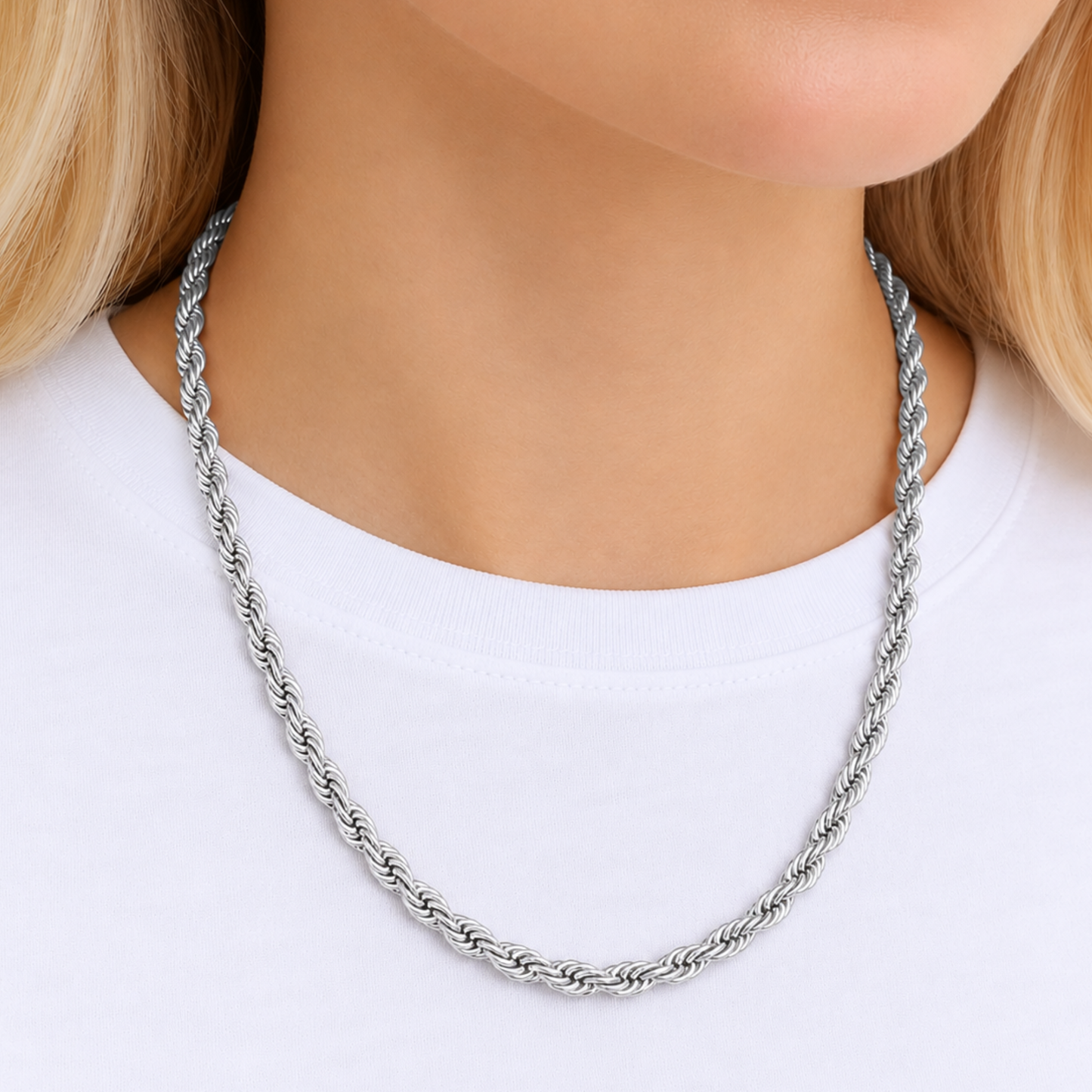 Women's Rope Chain - 6mm