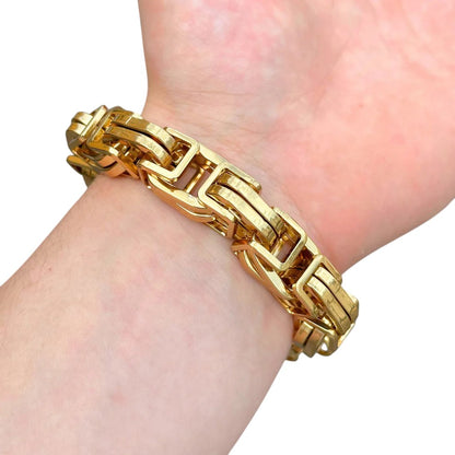 Gold Royal Bracelet - 15mm