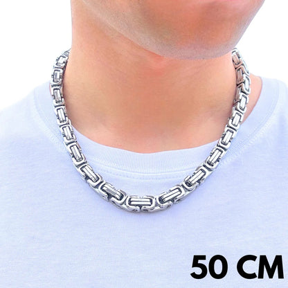 White Gold Royal Chain - 8mm
