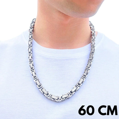 White Gold Royal Chain - 8mm
