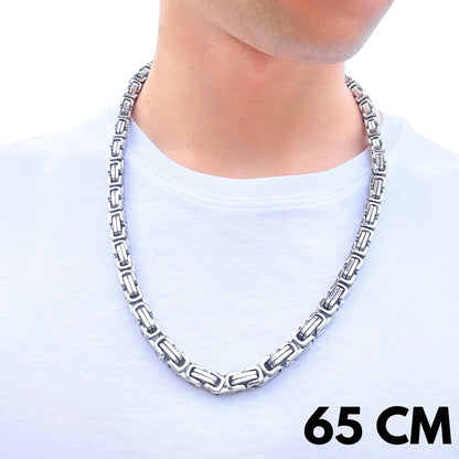 White Gold Royal Chain - 8mm