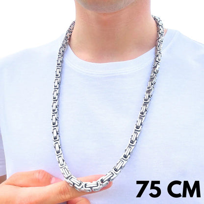 White Gold Royal Chain - 8mm