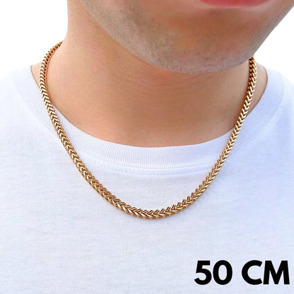 Gold Franco Chain - 4mm