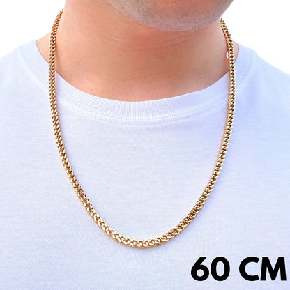 Gold Franco Chain - 4mm