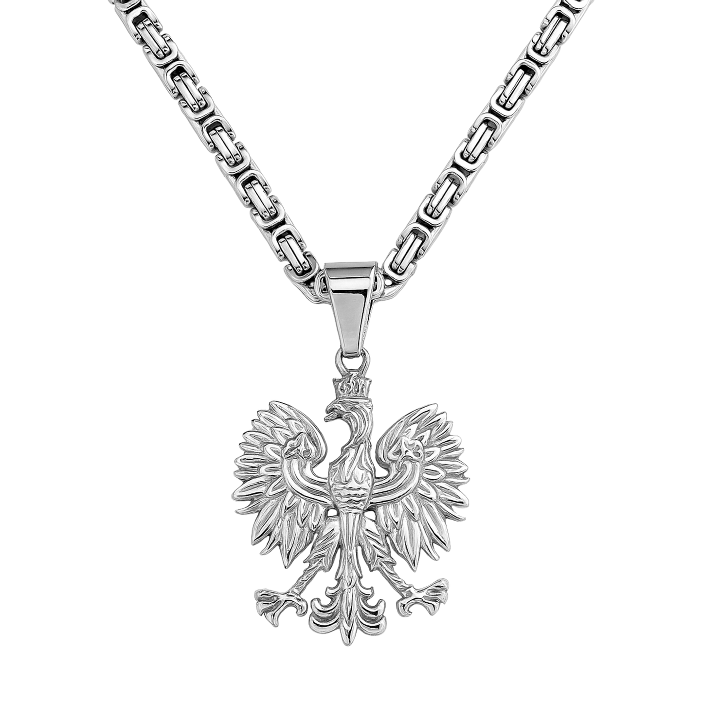 Eagle Pendant White Gold