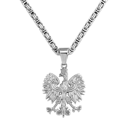 Eagle Pendant White Gold