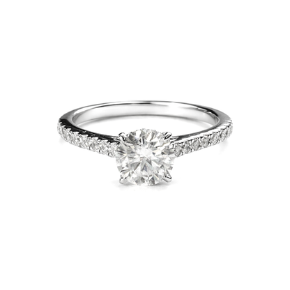 Women's Silver S925 Moissanite Ring - 1ct