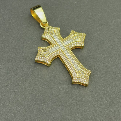 Classic Cross Pendant Gold