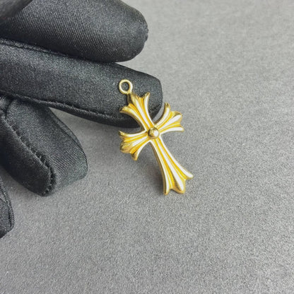 Saint Cross Pendant Gold
