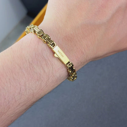 Gold Royal Bracelet - 6mm