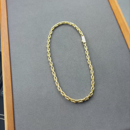 Gold Anchor Chain - 7mm