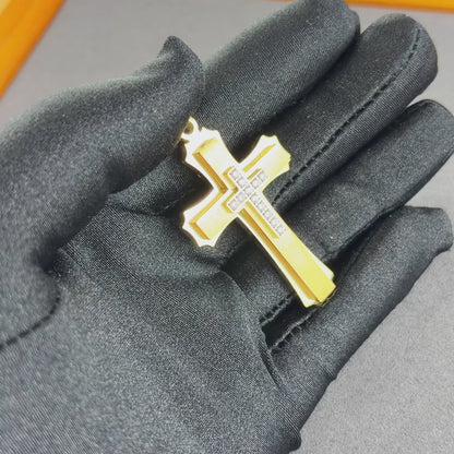 Royal Cross Pendant Gold