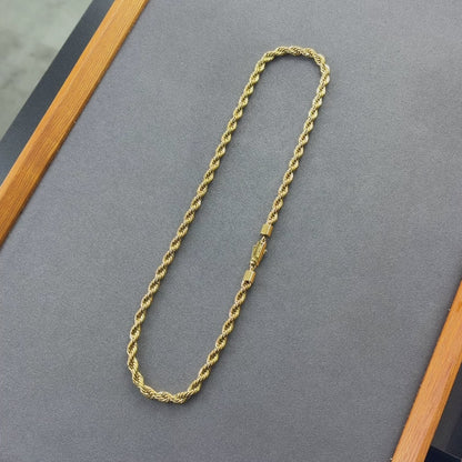 Gold Rope Chain - 6mm