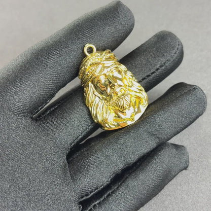 Jesus Thorn Pendant Gold