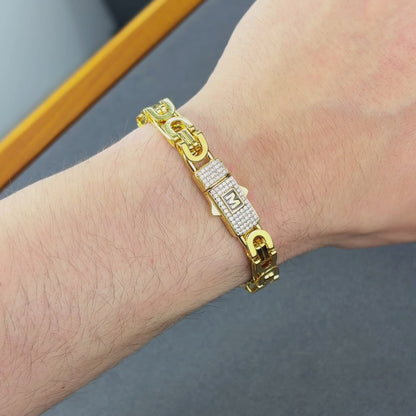 Gold Noble Bracelet - 8mm