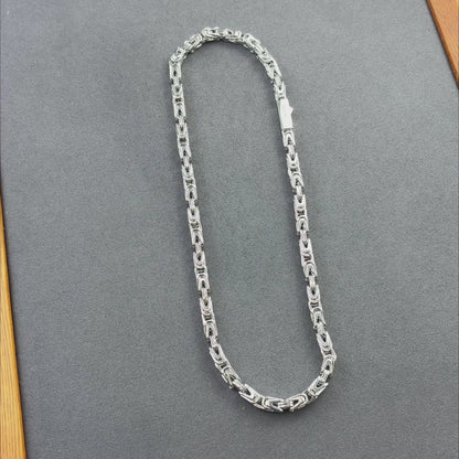 White Gold Imperial Chain - 6mm