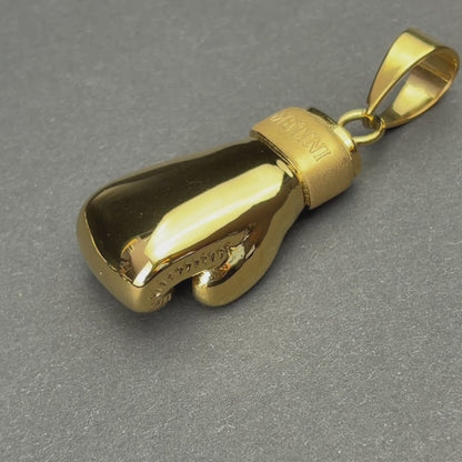 Boxing Glove Pendant Gold