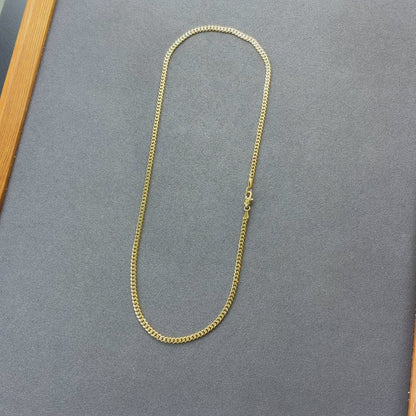 Women's Gold Cuban Chain - 3mm