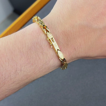 Gold Magnate Bracelet - 5mm