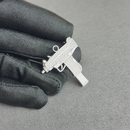UZI Pendant White Gold