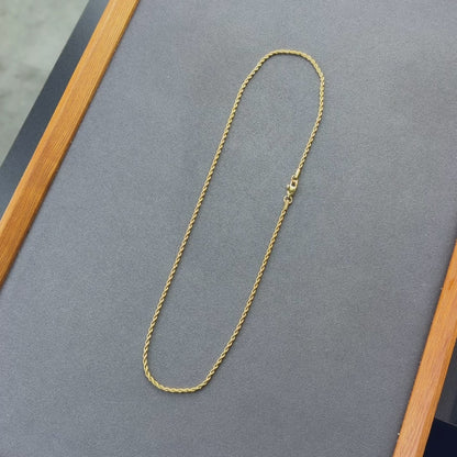 Gold Rope Chain - 3mm