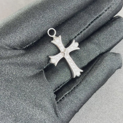 Grand Cross Pendant White Gold