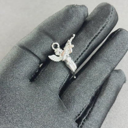 Angel Pendant White Gold