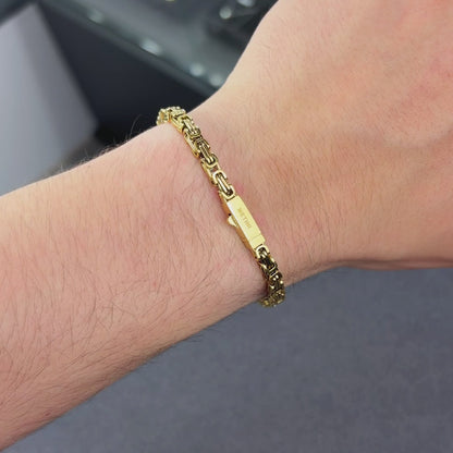 Gold Royal Bracelet - 4mm