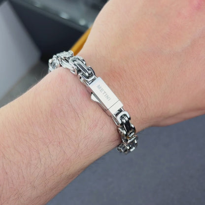 White Gold Royal Bracelet - 8mm