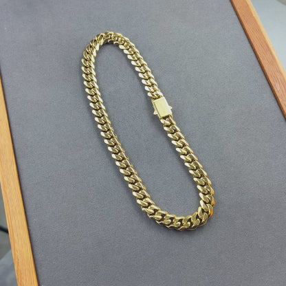 Gold Cuban Chain - 14mm