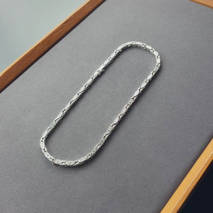 White Gold Magnate Chain - 5mm
