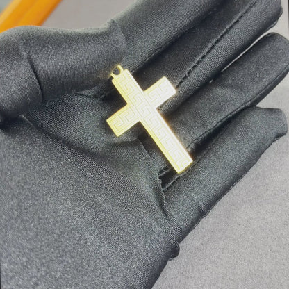 Ancient Cross Pendant Gold