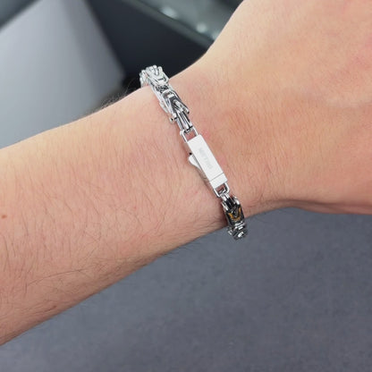 White Gold Imperial Bracelet - 6mm