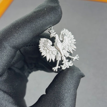 Eagle Pendant White Gold