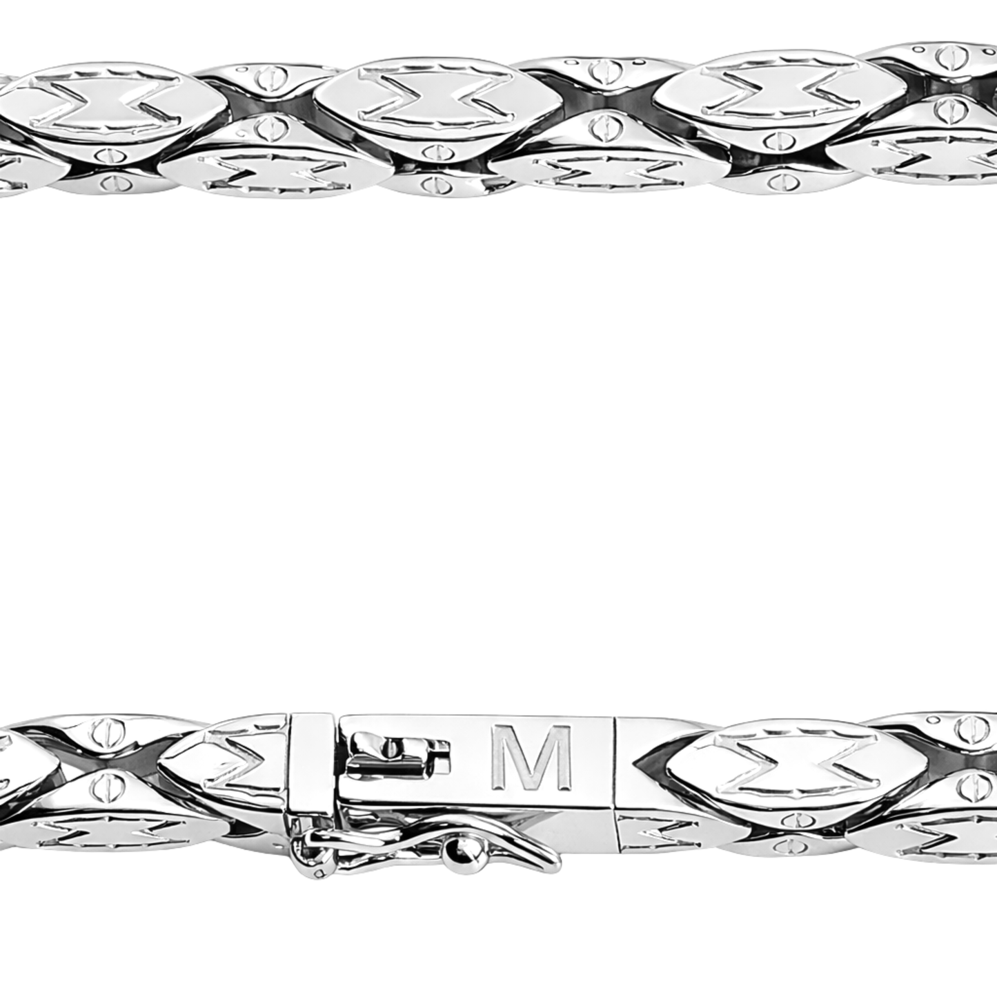 White Gold Magnate Chain - 5mm