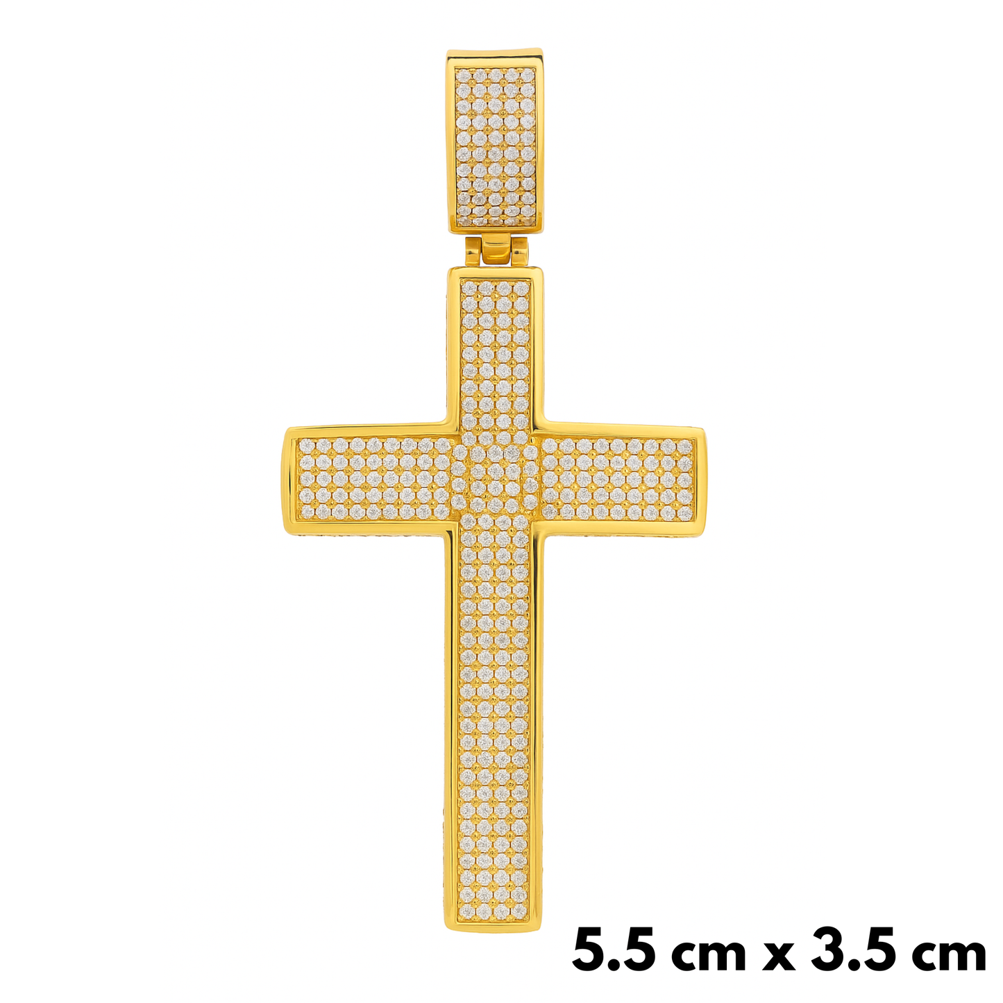 Unbroken Cross Pendant Gold