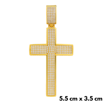 Unbroken Cross Pendant Gold