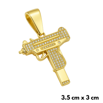 UZI Pendant Gold