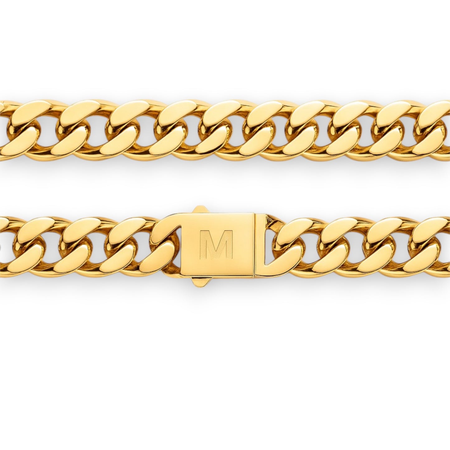 Gold Cuban Bracelet - 12mm