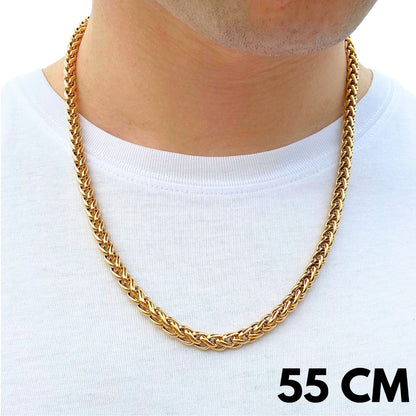 Gold Wheat Chain - 6mm