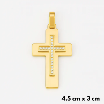 Eternal Cross Pendant Gold